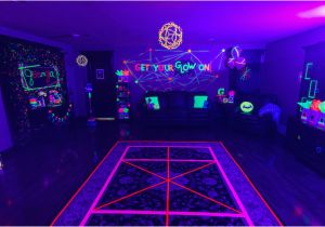 Glow In the Dark Birthday Party Decorations Kara 39 S Party Ideas Glow Dance Birthday Party Kara 39 S