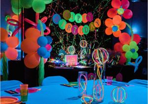 Glow In the Dark Birthday Party Decorations Kara 39 S Party Ideas Neon Glow Birthday Party Kara 39 S Party