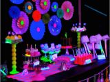 Glow In the Dark Birthday Party Decorations Kara 39 S Party Ideas Neon Glow In the Dark Teen Birthday