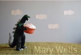 Godzilla Birthday Card Godzilla Birthday Cards by Marywells On Etsy