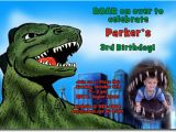 Godzilla Birthday Card Godzilla Birthday Invitations Candy Wrappers Thank You