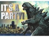 Godzilla Birthday Card Godzilla Birthday Party Invitation Godzilla Know Your Meme