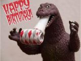 Godzilla Birthday Card Merry Octomas Everyone the Return Of Talking Time