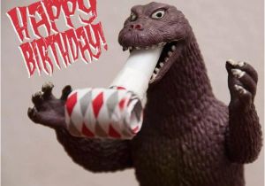 Godzilla Birthday Card Merry Octomas Everyone the Return Of Talking Time