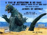 Godzilla Birthday Card Unavailable Listing On Etsy
