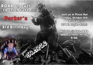 Godzilla Birthday Invitations 21 Best Images About Godzilla On Pinterest Godzilla