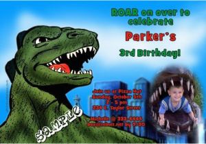 Godzilla Birthday Invitations 92 Best Images About Devan Godzilla Party On Pinterest
