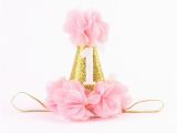 Gold Birthday Girl Tiara First Birthday Crown Headband for Girl Hair Accessories