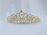 Gold Birthday Girl Tiara Happy Birthday Gold Rhinestone Tiara Girl 39 S