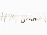 Gold Happy Birthday Banner Australia Buy Ginger Ray Pick and Mix Happy Birthday Foil Banner