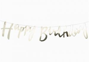 Gold Happy Birthday Banner Australia Buy Ginger Ray Pick and Mix Happy Birthday Foil Banner