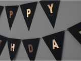 Gold Happy Birthday Banner Australia Quot Happy Birthday Quot Black Rose Gold Bunting Flag Craftee