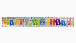 Gold Happy Birthday Banner Dollar Tree View assorted Bright Foil Quot Happy Birthday Quot