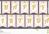 Gold Happy Birthday Banner Free Printable Cute Pennant Banner as Flags with Letters Happy Birthday