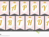 Gold Happy Birthday Banner Free Printable Cute Pennant Banner as Flags with Letters Happy Birthday