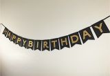Gold Happy Birthday Banner Target Happy Birthday Banner In Black and Gold Birthday Party