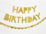 Gold Happy Birthday Banner Target Unavailable Listing On Etsy