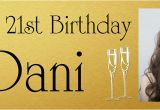 Gold Happy Birthday Banner Uk Gold Background Birthday Banner with Large Photo