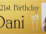 Gold Happy Birthday Banner Uk Gold Background Birthday Banner with Large Photo