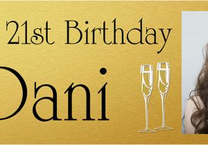 Gold Happy Birthday Banner Uk Gold Background Birthday Banner with Large Photo