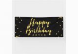 Gold Happy Birthday Banner Uk Personalized Happy Birthday Faux Gold Confetti Banner
