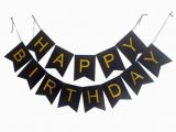 Gold Happy Birthday Banner Uk Sweet Pea Parties Happy Birthday Banners