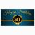 Gold Happy Birthday Banner Walmart Teal and Gold 50th Birthday Banner Walmart Com
