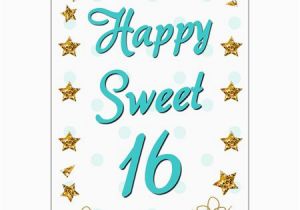 Gold Happy Birthday Banner Walmart Teal and Gold Striped Sweet 16 Sixteen Birthday Banner