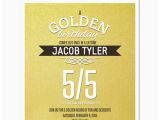 Golden Birthday Invitation Wording 8 Golden Birthday Party Personalized Invitations