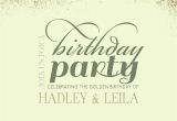 Golden Birthday Invitation Wording A Golden Birthday Party A to Zebra Celebrations