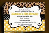 Golden Birthday Invitation Wording Golden Birthday Invitation Printable or Printed with Free