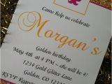 Golden Birthday Invitation Wording Items Similar to Golden Birthday Party Invitations