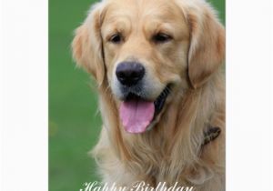 Golden Retriever Birthday Cards Golden Retriever Dog Happy Birthday Greeting Card Zazzle
