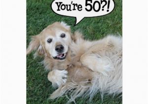 Golden Retriever Birthday Cards Shocked Golden Retriever Birthday Card Zazzle