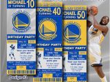 Golden State Warriors Birthday Invitations Golden State Warriors Birthday Invitation Basketball by