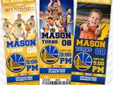 Golden State Warriors Birthday Invitations Golden State Warriors Invitation Steph Curry Invitation