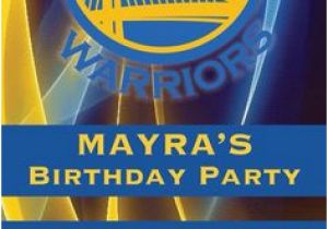 Golden State Warriors Birthday Invitations Golden State Warriors Nba Birthday Invitation Basketball