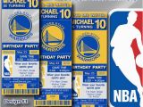 Golden State Warriors Birthday Invitations Golden State Warriors Nba Birthday Invitation by Digisport