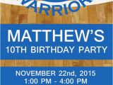 Golden State Warriors Birthday Invitations Golden State Warriors Nba Birthday Invitation by