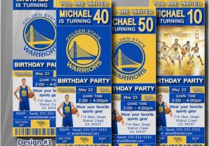 Golden State Warriors Birthday Invitations top Golden State Birthday Invitations Images for Pinterest