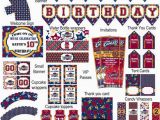 Golden State Warriors Happy Birthday Banner Cleveland Cavaliers Basketball Birthday Party by