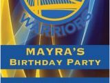 Golden State Warriors Happy Birthday Banner Golden State Warriors Birthday Invitation Ticket