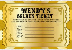 Golden Ticket Birthday Invitation Willy Wonka themed Party and What You Should Keep In Mind