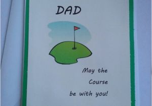 Golf Birthday Gifts for Him Items Similar to Father 39 S Day Card Dad 39 S Birthday Card