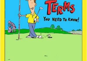 Golf Birthday Presents for Him Funny Birthday Card Golfing Funny Golf Card Jokes