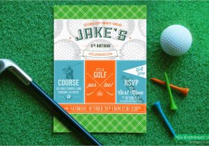 Golf themed Birthday Invitations Free Printable Golf Birthday Invitations