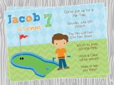 Golf themed Birthday Invitations Golf Birthday Invitations Template Resume Builder