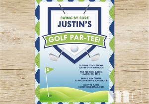 Golf themed Birthday Invitations Golf themed Birthday Invitations Ideas Bagvania Free