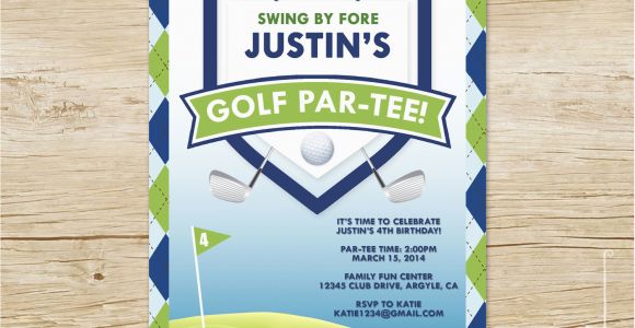 Golf themed Birthday Invitations Golf themed Birthday Invitations Ideas Bagvania Free