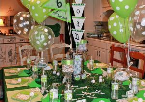 Golf themed Birthday Party Decorations Golf Party Noah is 6 Chickabug